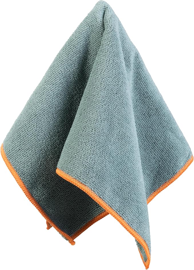 Superio Grey Microfiber Cleaning Cloth for Cars, Kitchen, Bathroom 16x16 Miracle Cloth, Lint Free Rags for Cleaning House, Washable Reusable, No Detergents Needed, Scratch & Streak Free, 36 Pack