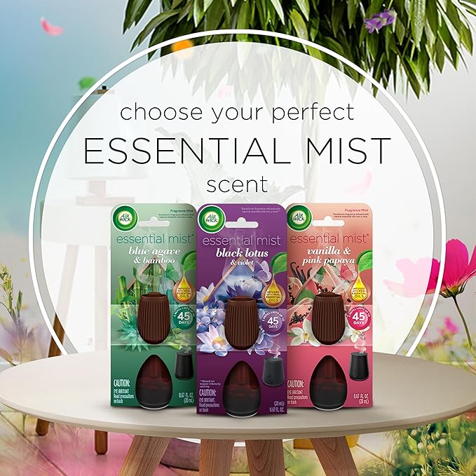 Air Wick Essential Mist Twin Refill Calming Sea Spray & Breeze 2 ct.,(Pack of 2)