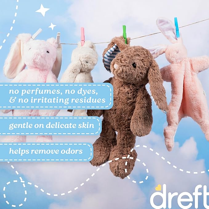 Dreft Family Liquid Laundry Detergent, Unscented Gentle on Sensitive Skin Laundry Soap, 84 fl oz, 64 Loads (Packaging May Vary)