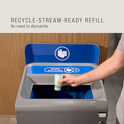 Rubbermaid Commercial Products TCell Air Freshener Refill Citrus Odor Neutralizing Long Lasting Consistent Battery Free for Restrooms in Restaurants/Hotels/Schools/Airports/Offices