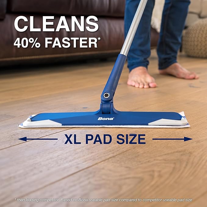 Bona® Disposable Wet Cleaning Pads for Hardwood Floors, Lavender Scent, (Pack of 6)