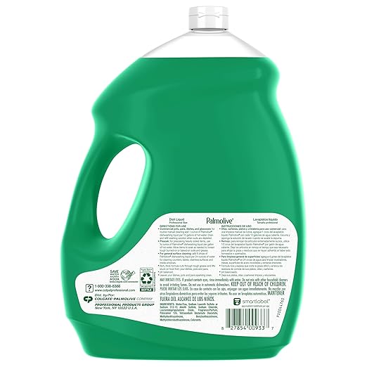 Palmolive Professional Dishwashing Liquid, Fresh Scent, 145 Oz Bottle, Pack of 4