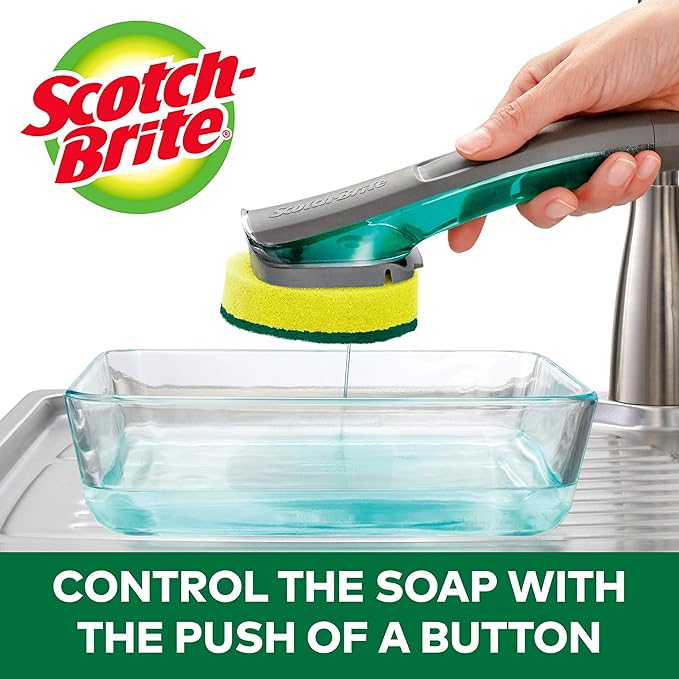 Scotch-Brite Dishwand Brush Scrubbers for Cleaning Dishes (2-pack)