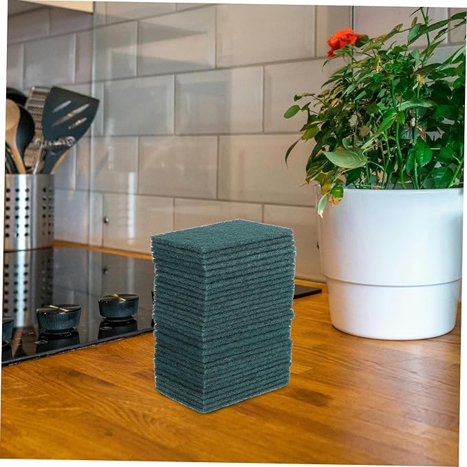 30pcs Reusable Scouring Pads for Dish Cleaning Non Scratch Dish Scrubbers Dishwashing Brush Kitchen Cleaning Supplies