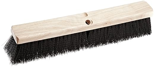 Weiler 42035 18" Block Size, Black Polypropylene Fill, Medium Sweep Floor Brush