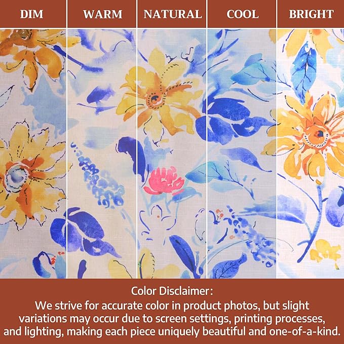 Maison d' Hermine 100% Cotton Cloth Napkins Set of 4 Everyday Reusable Square Napkins Cloth Washable Dinner Party Wedding Restaurant Hotel Kitchen Spring Summer (Girassol, 20" x 20")