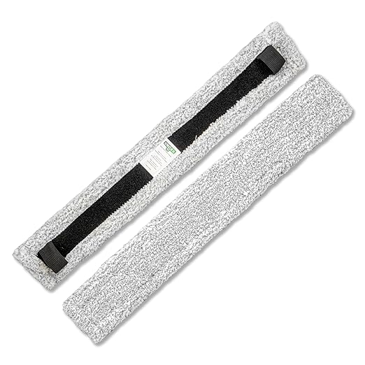 Unger Commercial VisaVersa Pro Pad 18" - Premium Microfiber Window Cleaning Pad with Hook-and-Loop Attachment - VEP45