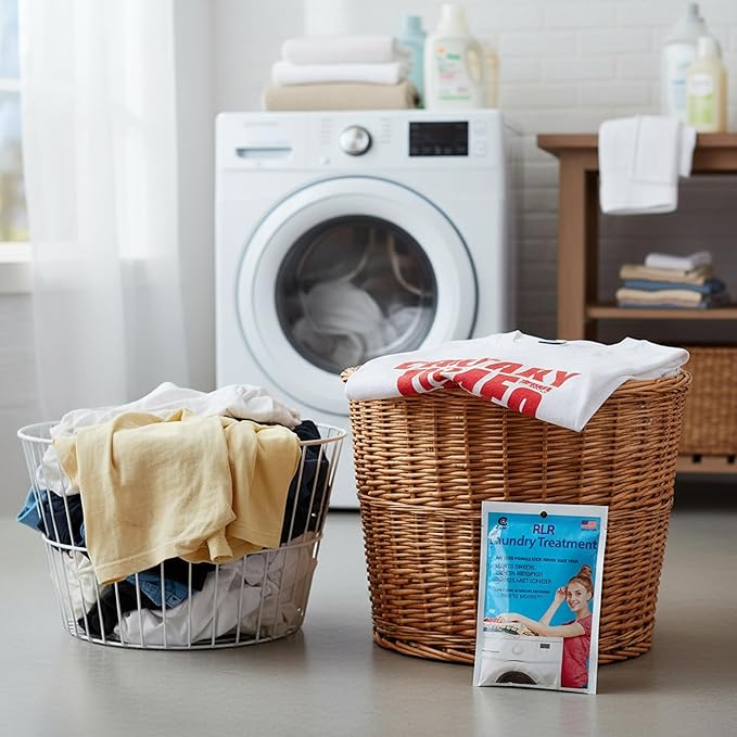 RLR Natural Laundry Detergent Powder – Whitens, Brightens, Refreshes Baby Cloth Diaper Detergent, Musty Towels, Workout Clothes - Non-toxic, Fragrance-Free For Sensitive Skin (Pack of 10))