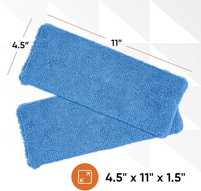 Superio Microfiber Mop Head Replacement for Self-Wring Miracle Microfiber Cleaning Pad Refill (1 Pack)