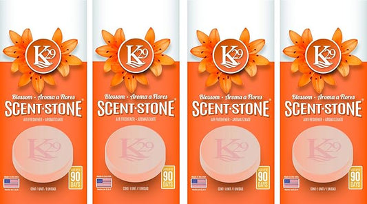 (K16001-4) K29 'Blossom' Stone Air Freshener, (Pack of 4)