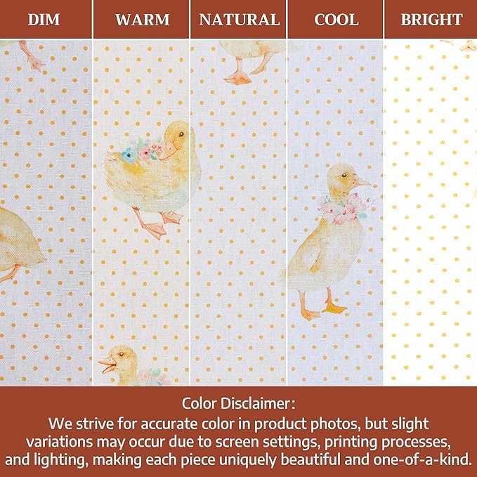 Maison d' Hermine 100% Cotton Cloth Napkins Set of 4 Everyday Reusable Square Napkins Cloth Washable Dinner Party Wedding Restaurant Hotel Kitchen Spring Summer (Ducklings in Spring, 18" x 18")