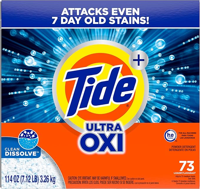 Tide Ultra OXI Powder Laundry Detergent (Pack of 2)