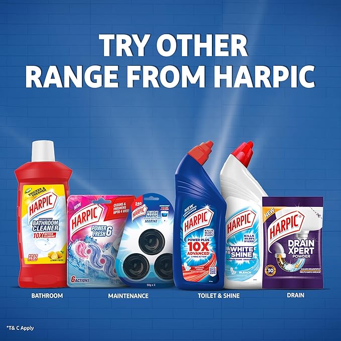 Harpic 100 gm - Lavender, Flushmatic In-Cistern Toilet Cleaner Blocks | Toilet Flush Cleaner Balls