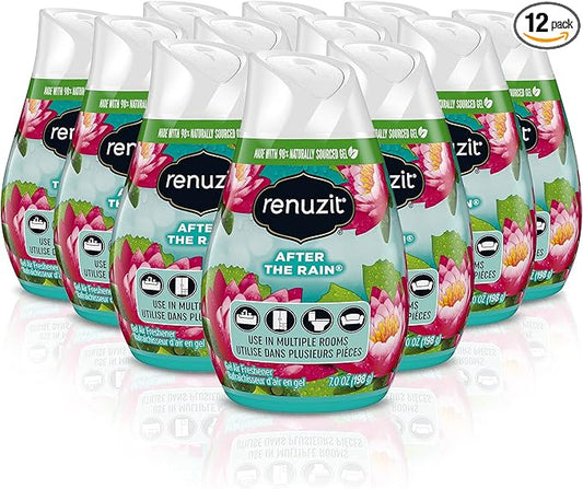 Renuzit - 1716906 03663 Adjustables Air Freshener, After the Rain Scent, Solid, 7 oz (Case of 12)