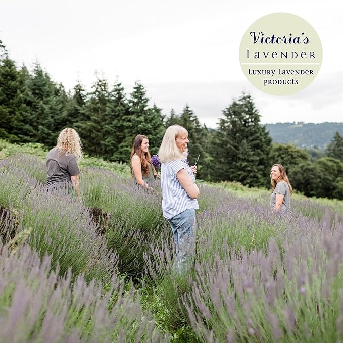 Victoria's Lavender Room Fragrance Spray - Air Freshener & Odor Eliminator - Lavender Spray Bundle Set - Luxury Essential Oil Scent for Home & Bathroom - Aromatherapy Relaxation - 4 Pack, 4 oz