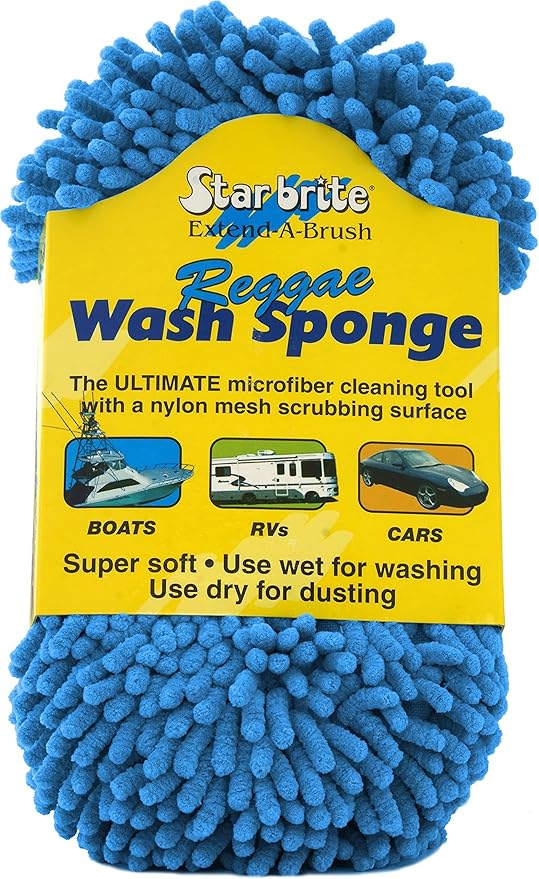 STAR BRITE Sponge-Micro Fiber Reggae (Blue) (040078)