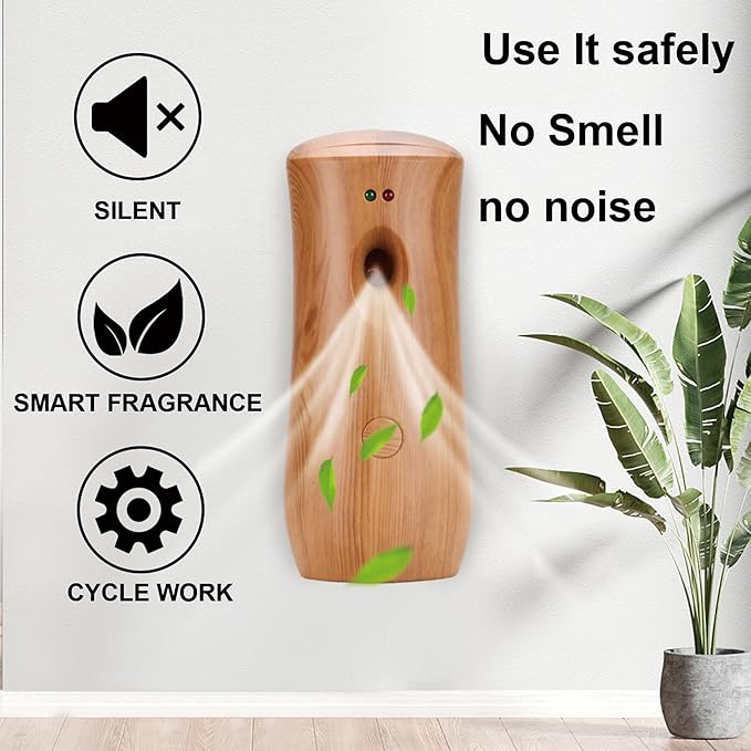 Automatic Air Freshener Spray Dispenser Free Standing or Wall Mounted Automatic Aerosol Spray Dispenser for Home, Indoor, Bathrooms, Offices, Hotels and Commercial Places (Z-03)