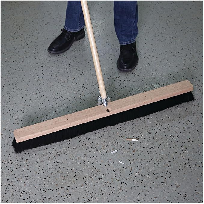 Boardwalk Floor Brush Head, 3" Black Polypropylene Bristles, 36" Brush