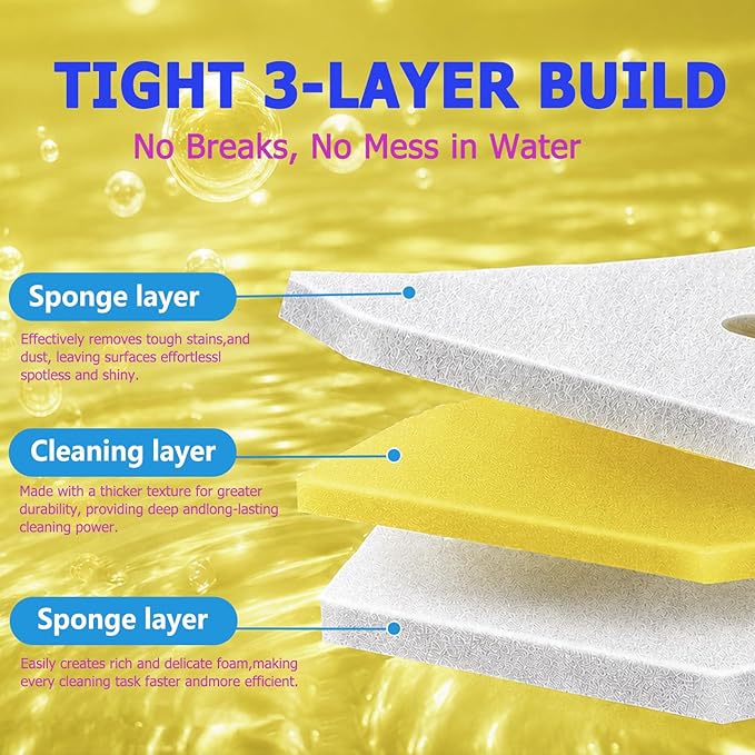 Disposable Toilet Wand Refills for Clorox 30 Count, Toilet Cleaner Refills Pads (Not Included Brush Rod) Lemon Flavor