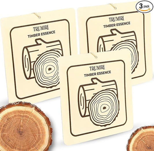 Timber Essence - Room Deodorizer Gel Odor Eliminator For Home - Pack Of 3 - Bathroom Air Freshener Odor Absorber - Long Lasting Non Plug In Strong Scent For Kitchen Trash Basement Rv Closet Smell