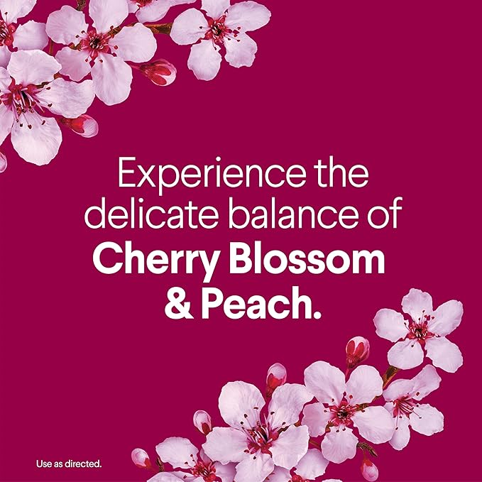 Clorox Scentiva Bathroom Toilet Cleaning Gel, Cherry Blossom and Peach, 24 Fluid Ounces (Pack of 2)