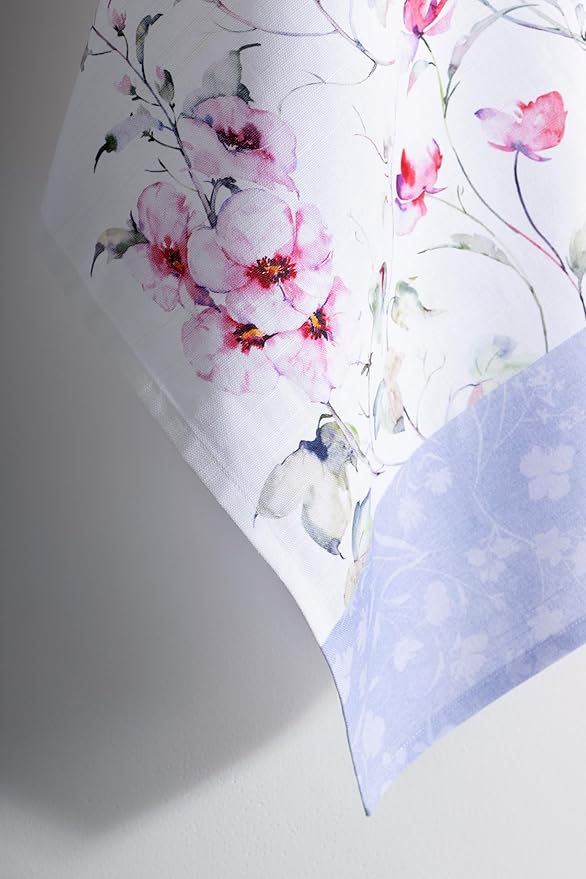 Maison d' Hermine Kitchen Towels Set of 3 100% Cotton 27.50" x 20" Reusable Cloth Tea Dish Towels Absorbent with Hanging Loop for Kitchen Farmhouse Hotel Spring Summer - Summer Floral
