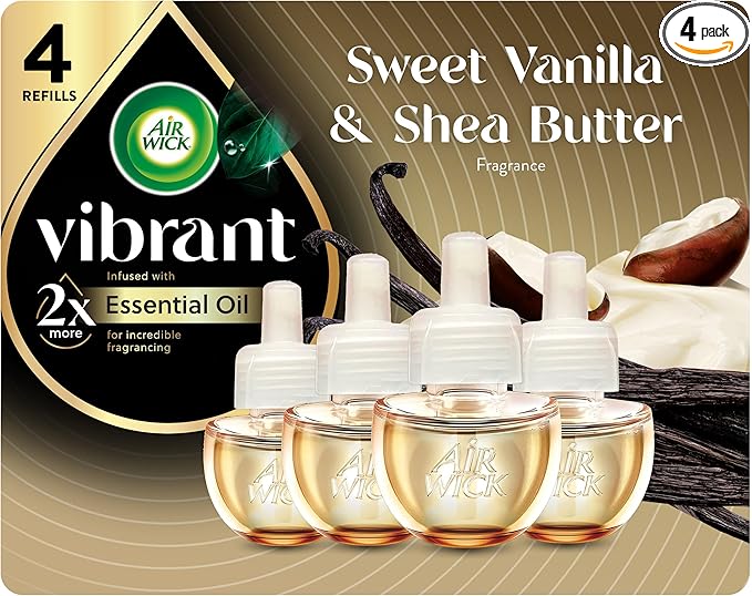 Air Wick Scented Oils 0+4 Refill Sweet Vanilla & Shea Butter
