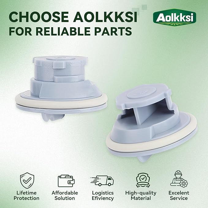 8558307 Dishwasher Dispenser Cap Compatible with Whirlpool Kenmore Dishwashers - Replaces 8193984 8539095 8558310 WP8558307 WP8558307VP PS11746426 AP6013204 - Pack of 1