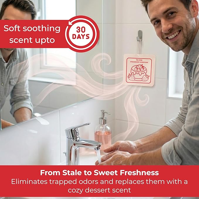 Strawberry Shortcake - Room Deodorizer Gel Odor Eliminator For Home - Bathroom Air Freshener Odor Absorber Closet Deodorizer - Long Lasting Non Plug In Strong Scent For Kitchen Trash Shoe Rack