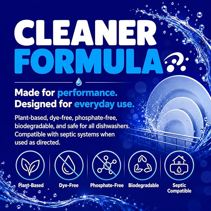 Oh Yuk Dishwasher Rinse Aid Liquid, Dishwasher Drying Agent for Spot-Free Shine, Liquid Rinse Aid for Dishes, Glasses & Silverware, Helps Reduce Water Spots & Improve Drying, Citrus Scent