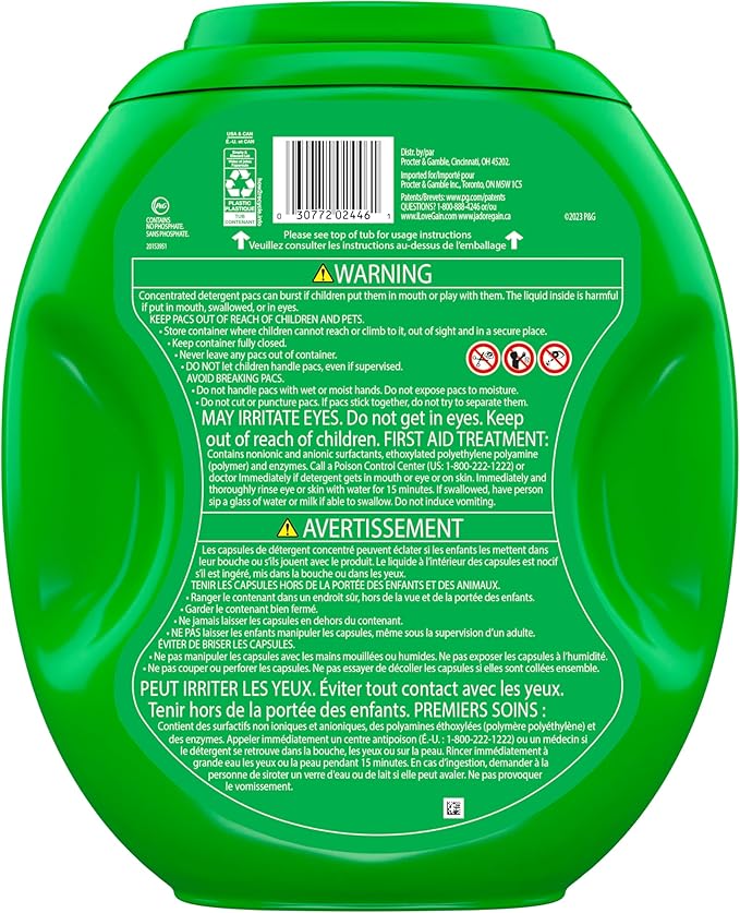 Gain Flings Liquid Washing Detergent Pods, Now with Odor Defense + Color Guard, Original Scent, 4-In-1 Liquid Laundry Detergent Pacs, Clean & Fresh, 112 Count (Packaging May Vary)