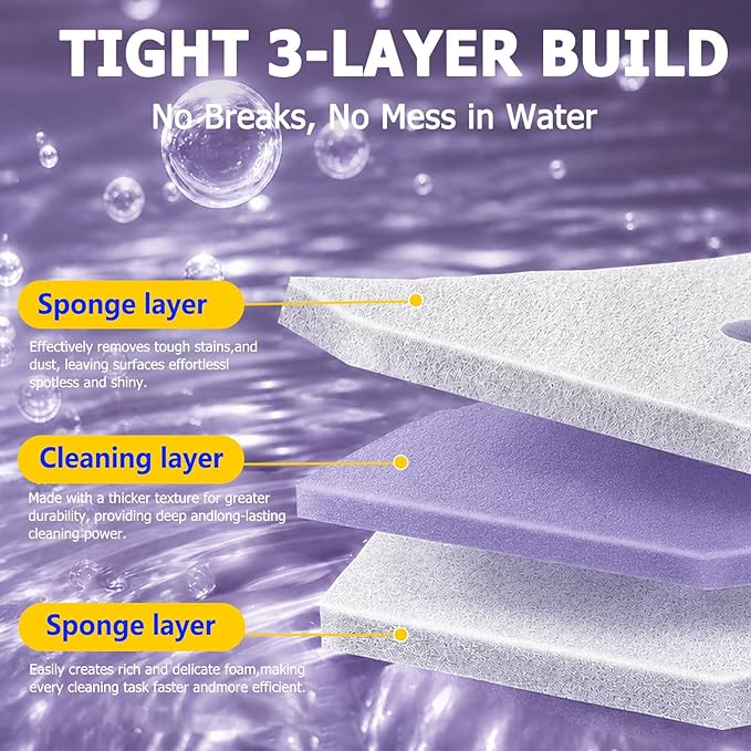 Disposable Toilet Wand Refills for Clorox 30 Count, Toilet Cleaner Refills Pads (Not Included Brush Rod) Lavender fragrance