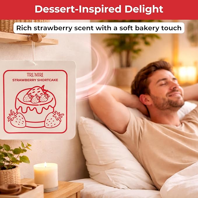 Strawberry Shortcake - Room Deodorizer Gel Odor Eliminator For Home - Pack Of 3 Bathroom Air Freshener Odor Absorber Closet Deodorizer - Non Plug In Strong Scent For Kitchen Trash Basement Shoe Rack