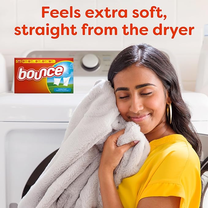 Bounce Dryer Sheets, 330 count, Outdoor Fresh Scent, Fabric Softener Sheets, Reduces Static, Softens and Fights Wrinkles (Pack of 3)
