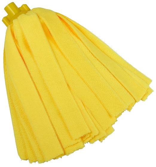 Vikan Microfiber Socket Mop, Yellow