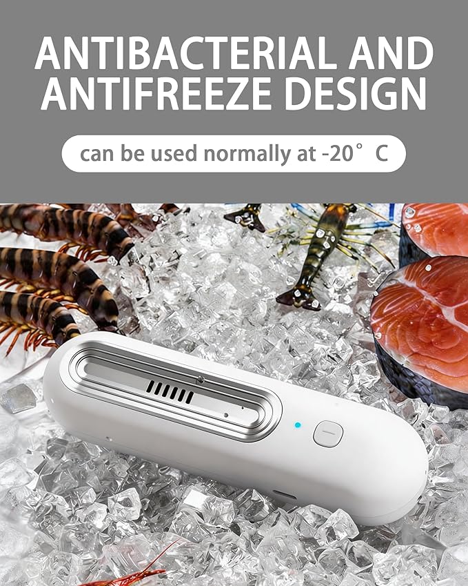 Electronic Fridge Deodorizer - Reusable Refrigerator Odor Management Solution for Fresh Food Storage - No Refills or Filters Required - Compact Air Freshener for Fridge, Freezer, Pantry & Closet