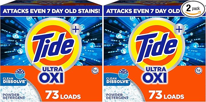 Tide Ultra OXI Powder Laundry Detergent (Pack of 2)
