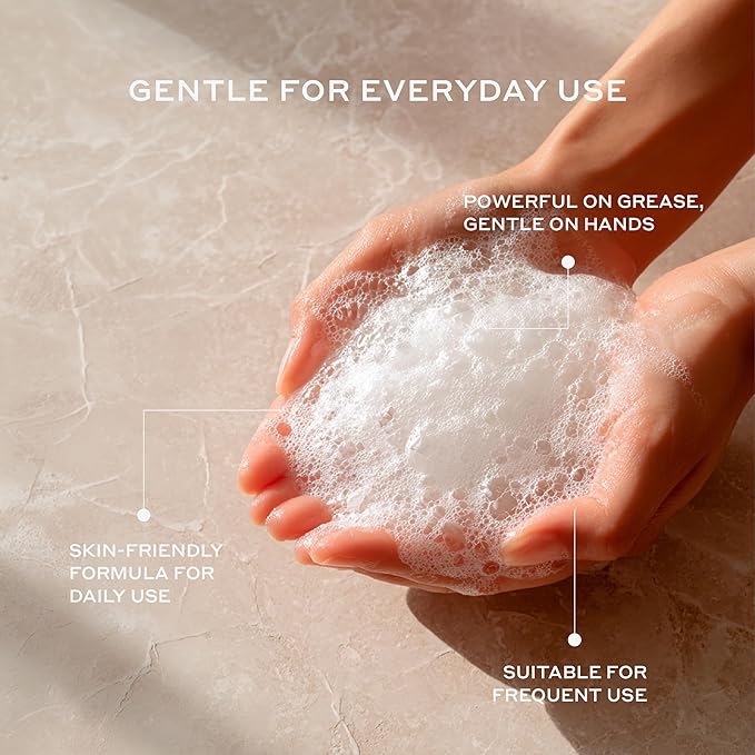 Authentic Marseille Liquid Dish Soap, 500 ml – 99% Natural Plant-Based Formula, Powerful Grease Cutting, Gentle on Hands, Eco-Friendly French Soap, Natural Scent
