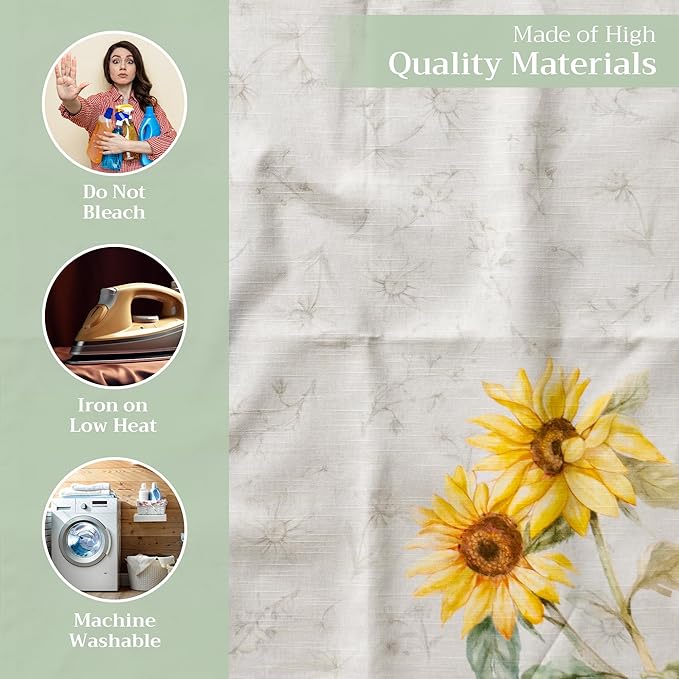 Maison d' Hermine 100% Cotton Cloth Napkins Set of 4 Everyday Reusable Square Napkins Cloth Washable Dinner Party Wedding Restaurant Hotel Kitchen Spring Summer (Candice, 20" x 20")