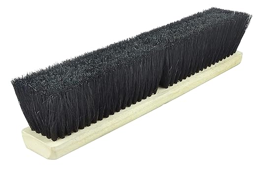 Weiler 42114 14" Block Size, Black Tampico Fill, Medium Sweep Floor Brush