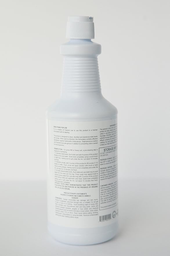 BellaBowl Clinging Toilet Bowl Cleaner & Disinfectant, 1 Quart