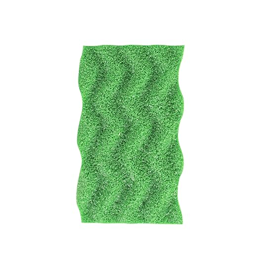 Restaurantware Cleaning Sponge 60 Count 4.5 x 2.5 Inches Cellulose Non-Abrasive Deep-Groove Durable Rectangular Green
