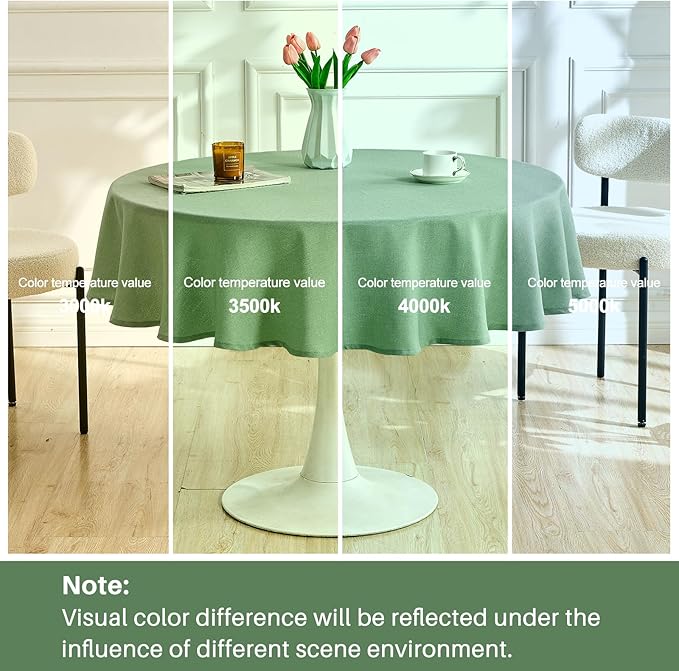 IVAPUPU Textured Tablecloth Round 60 Inch - Sage Green Waterproof Spill-Proof Wipeable Table Cloth Round Cover Wrinkle Free Circle Dining Tablecloths for Spring Wedding Birthday Farmhouse 2-4 Seats