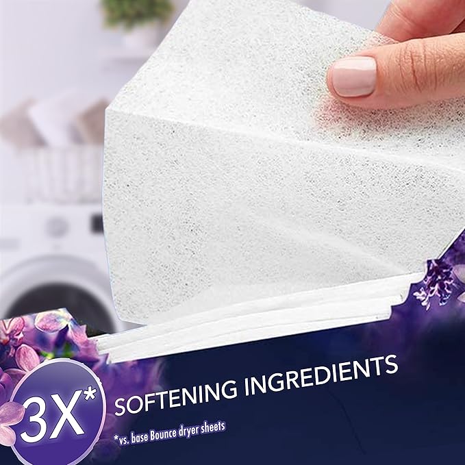 Downy CALM, Mega Dryer Sheets, Laundry Fabric Softener, Lavender and Vanilla Bean, 130 Count