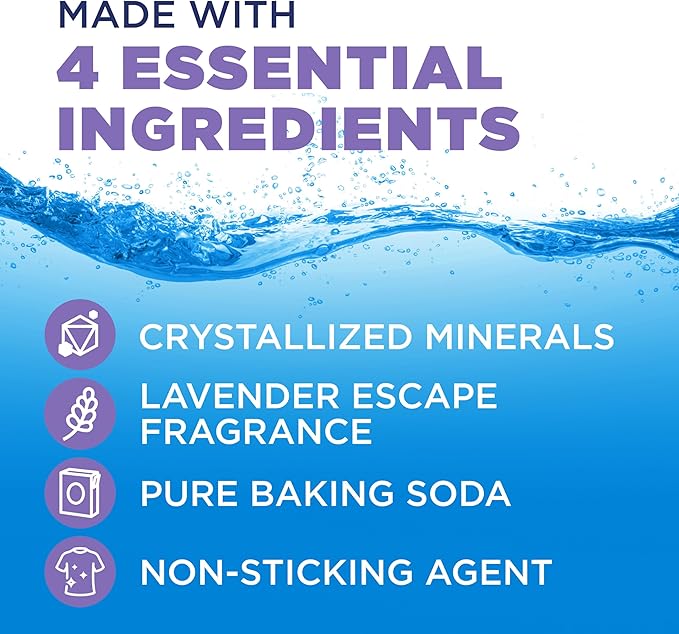ARM & HAMMER Light In-Wash Scent Booster, Laundry Scent Booster Lavender Escape_scent, 24 Oz (Pack of 6)