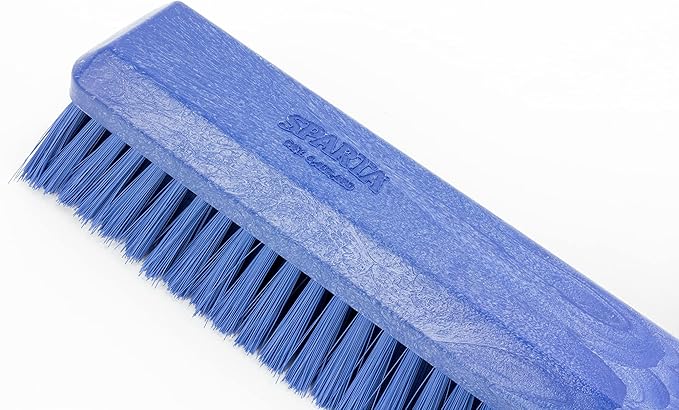 SPARTA 41891EC14 Omni Sweep Plastic Push Broom Head, Heavy Duty, Industrial Broom With Color Code System For Outdoor, Indoor, Garage, Concrete, Patio, Kitchen, Bathroom, 24 Inches, Blue