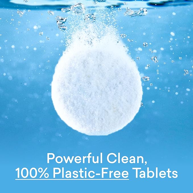 BLUELAND Laundry Detergent Tablets, 60 Count, Spring Bloom Scent, Plastic-Free Eco-Friendly Pods, Sheets, Liquid Alternative - Safe for Sensitive Skin, Gentle