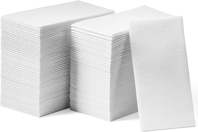 5000-Pack Disposable Guest Towel Paper Napkin - Disposable Cloth-Like Guest Towels - Soft And Absorbent Tissue Paper For Kitchen, Bathroom, Party, Wedding, Or Event