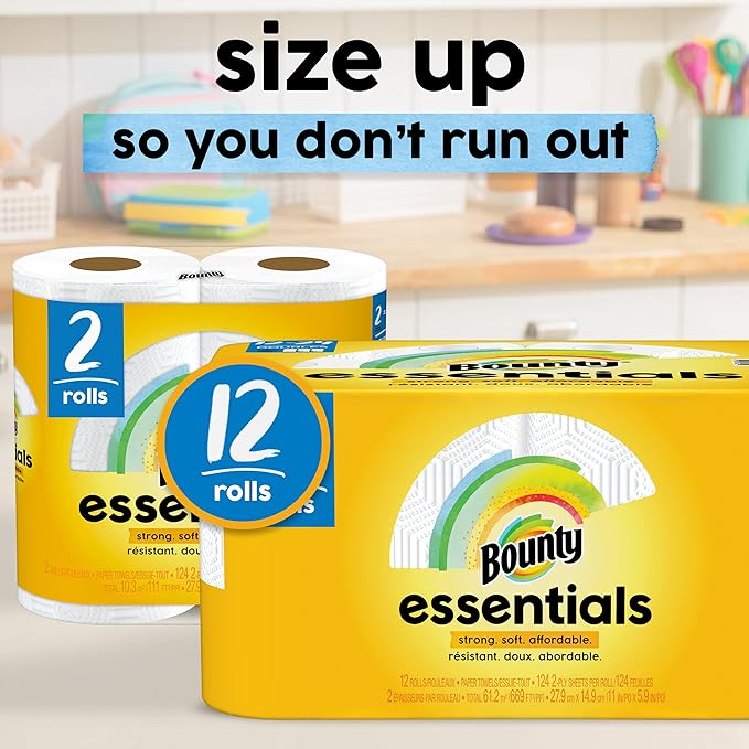 Bounty Paper Towels, 12 Pack