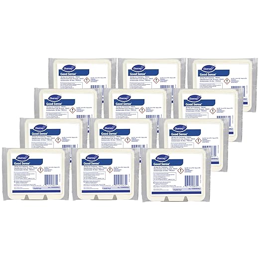 Diversey 100898962 Good Sense 30-Day Air Freshener, Fits Most Dispensers, Fresh Scent, 1 Refill Pad (Pack of 12)